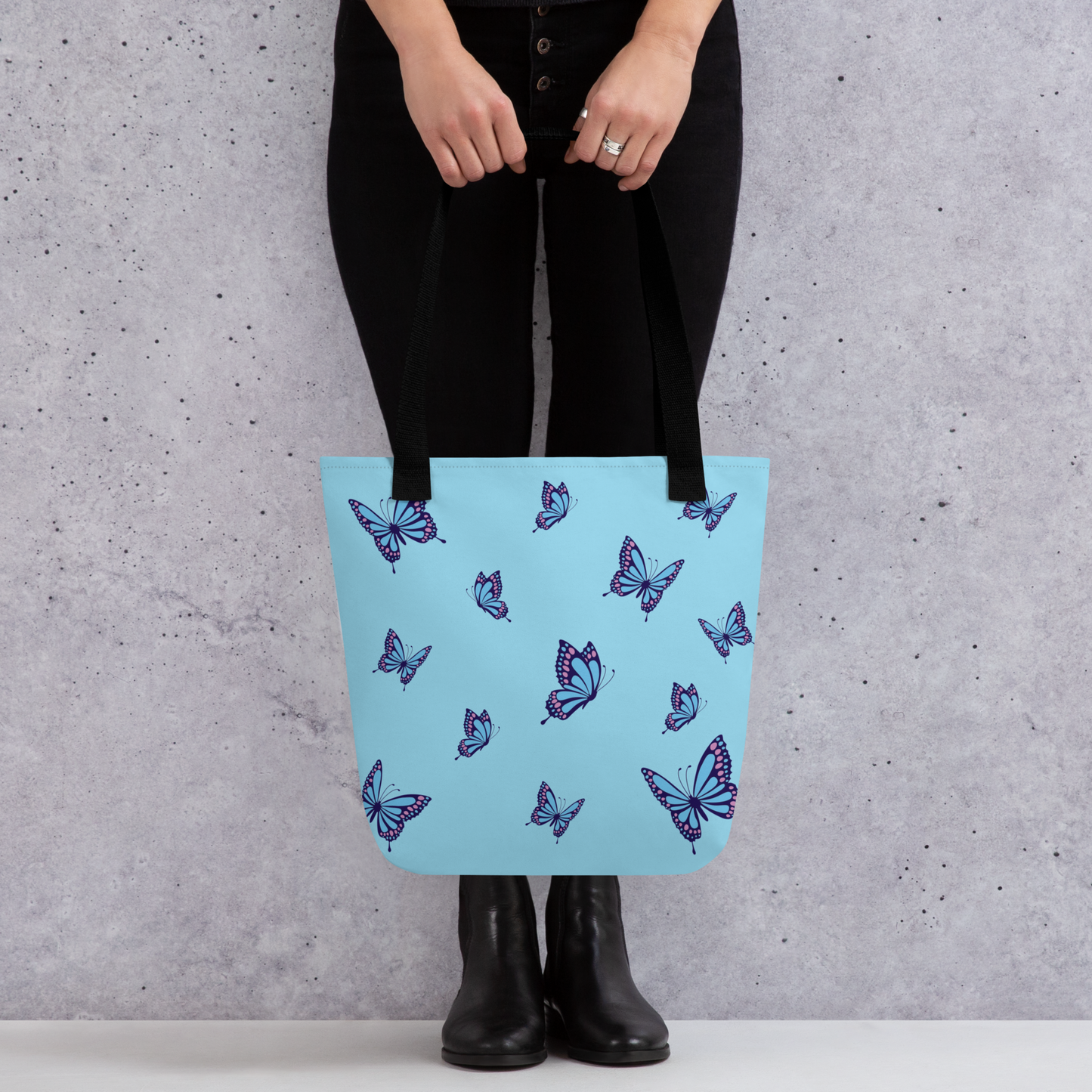 • Tote Bag 'Fight LIke Girls' in Blue