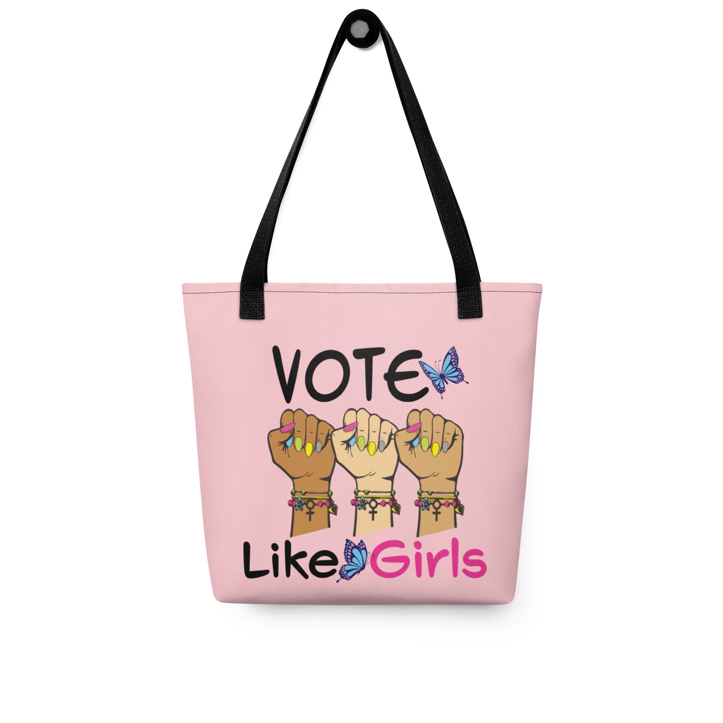 • Tote Bag 'Vote Like Girls' in Pink