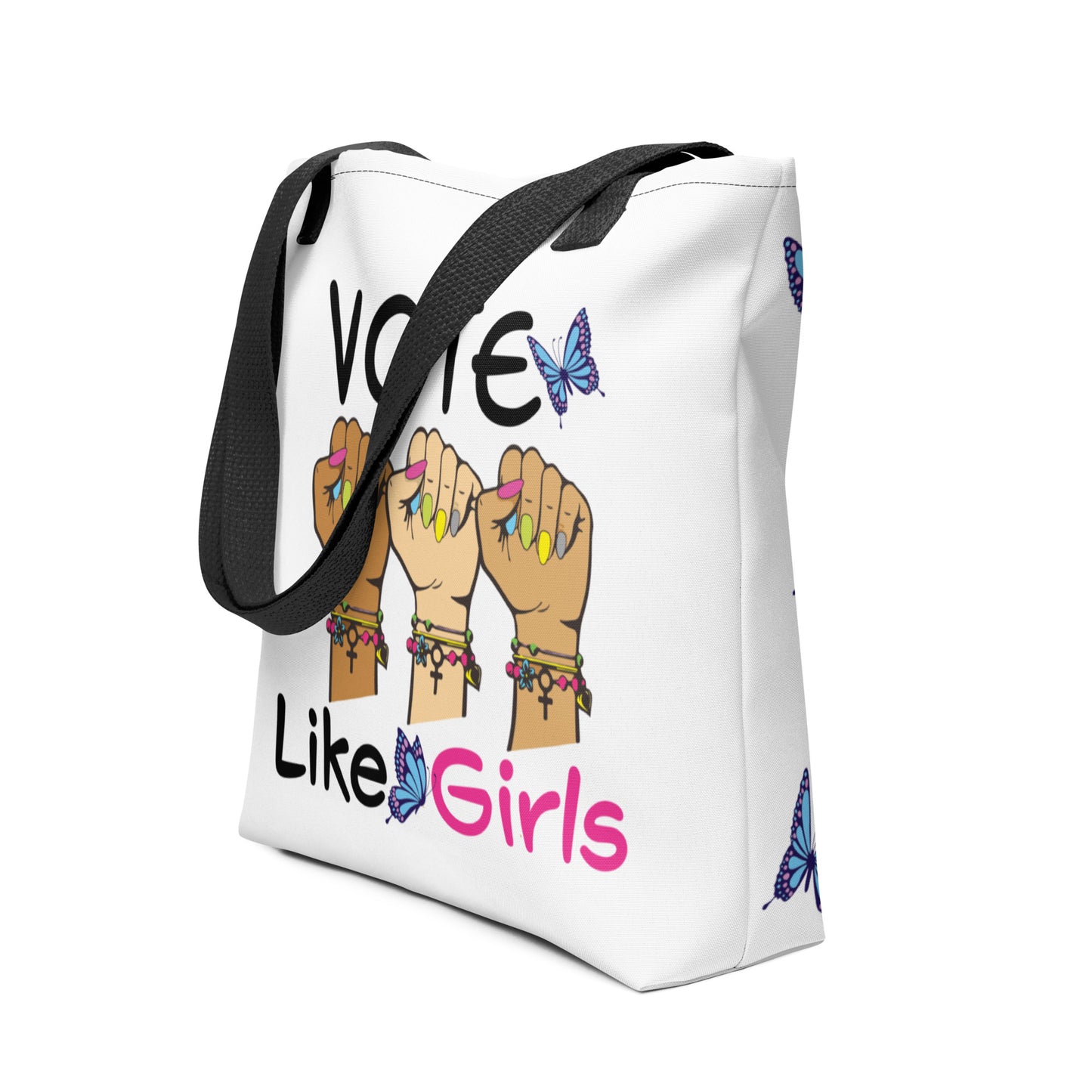 • Tote Bag 'Vote Like Girls' in White