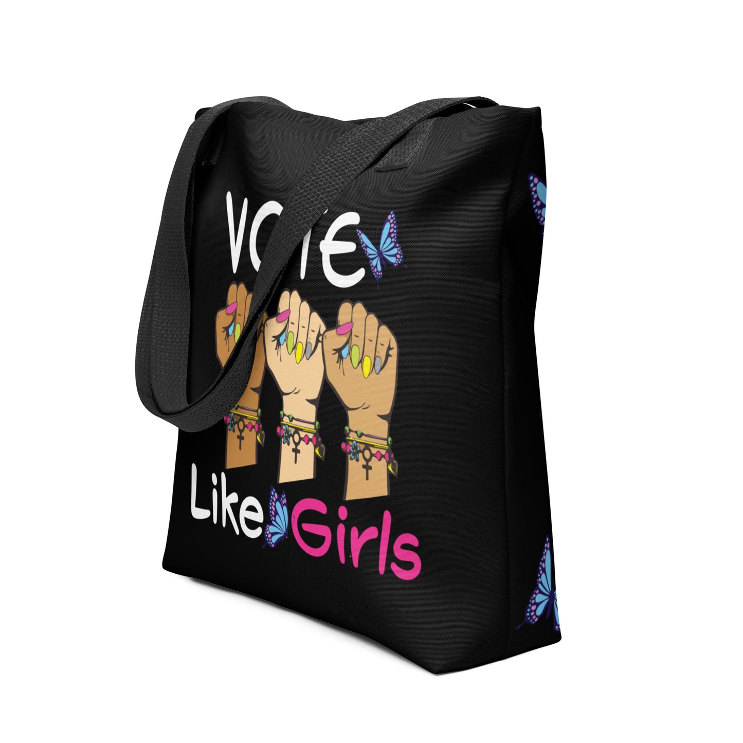 • Tote Bag 'Vote Like Girls' in Black