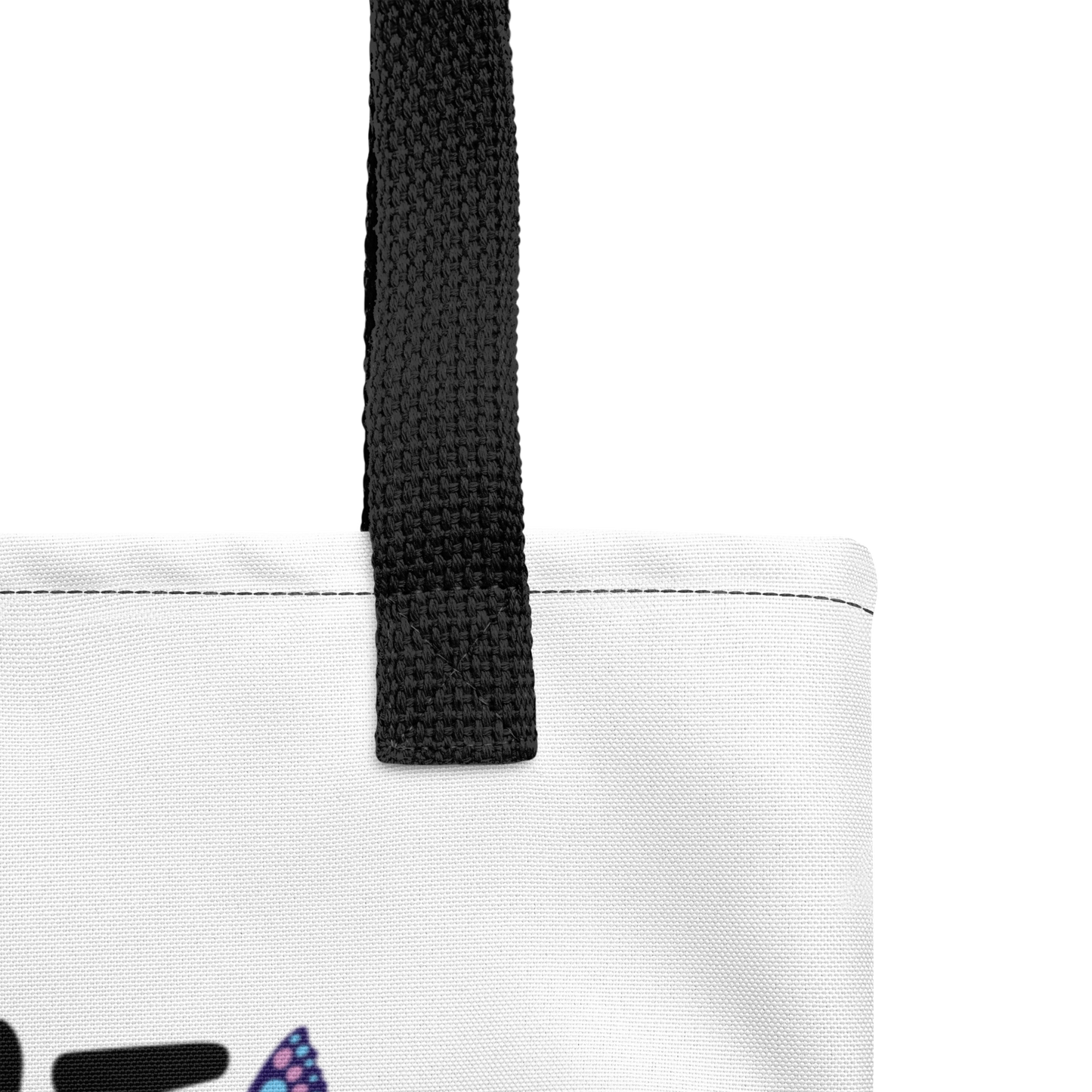 • Tote Bag 'Fight Like Girls' in White