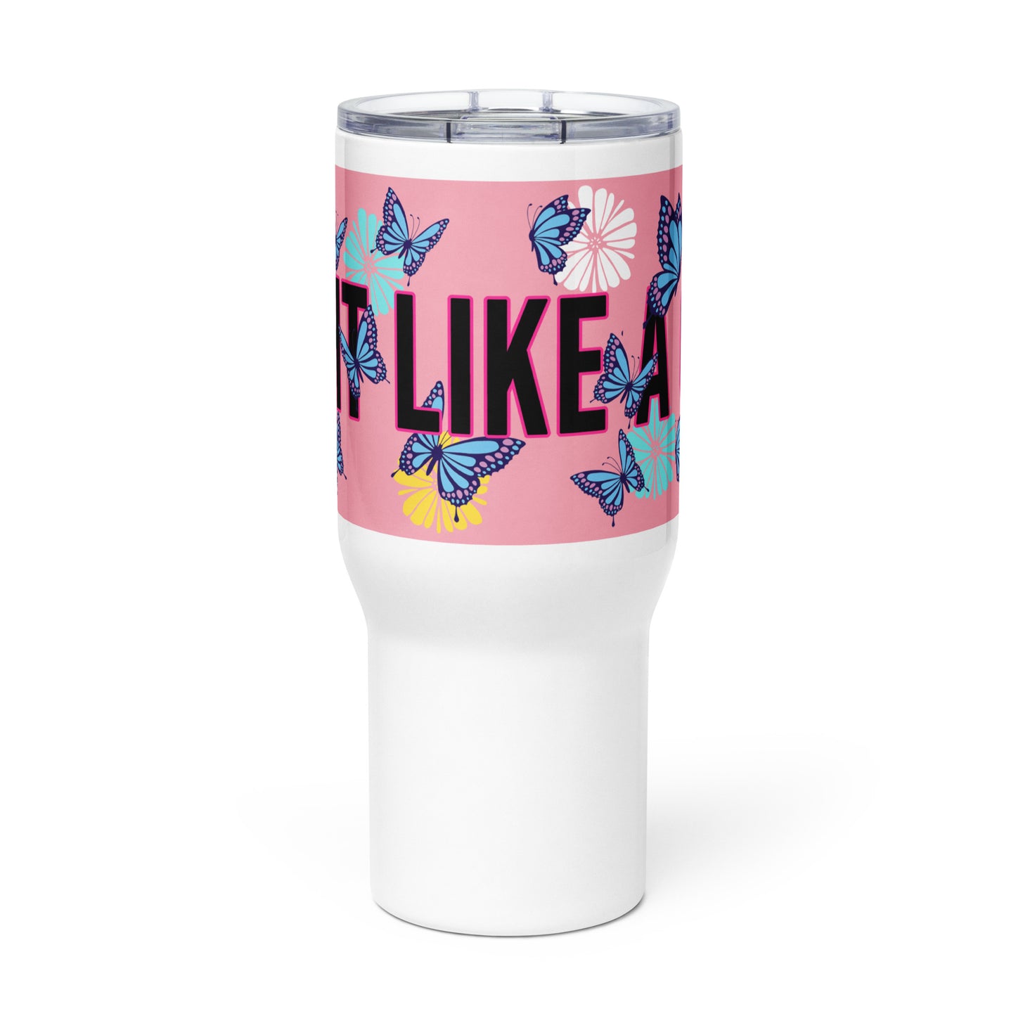 • Travel mug 'Fight Like A Girl'