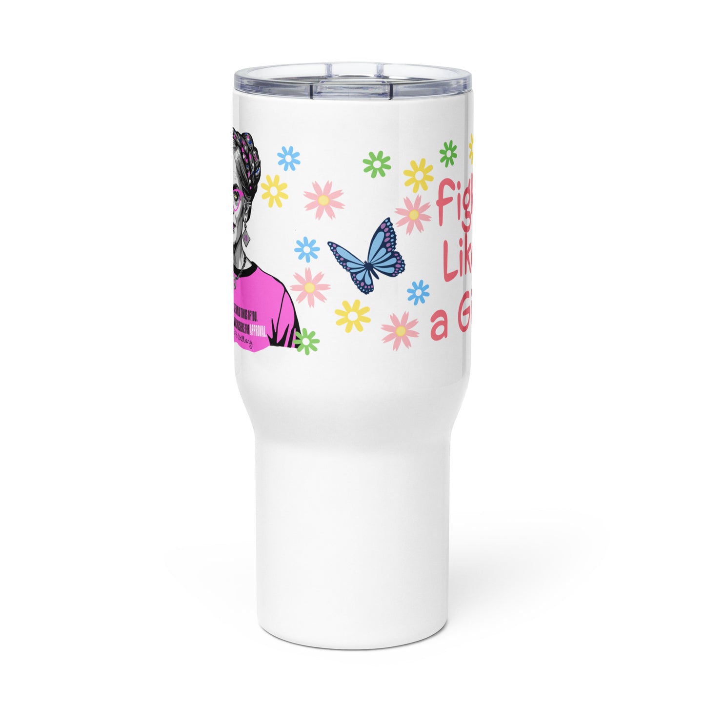 • Travel mug Susan B Anthony 'Fight Like a Girl"