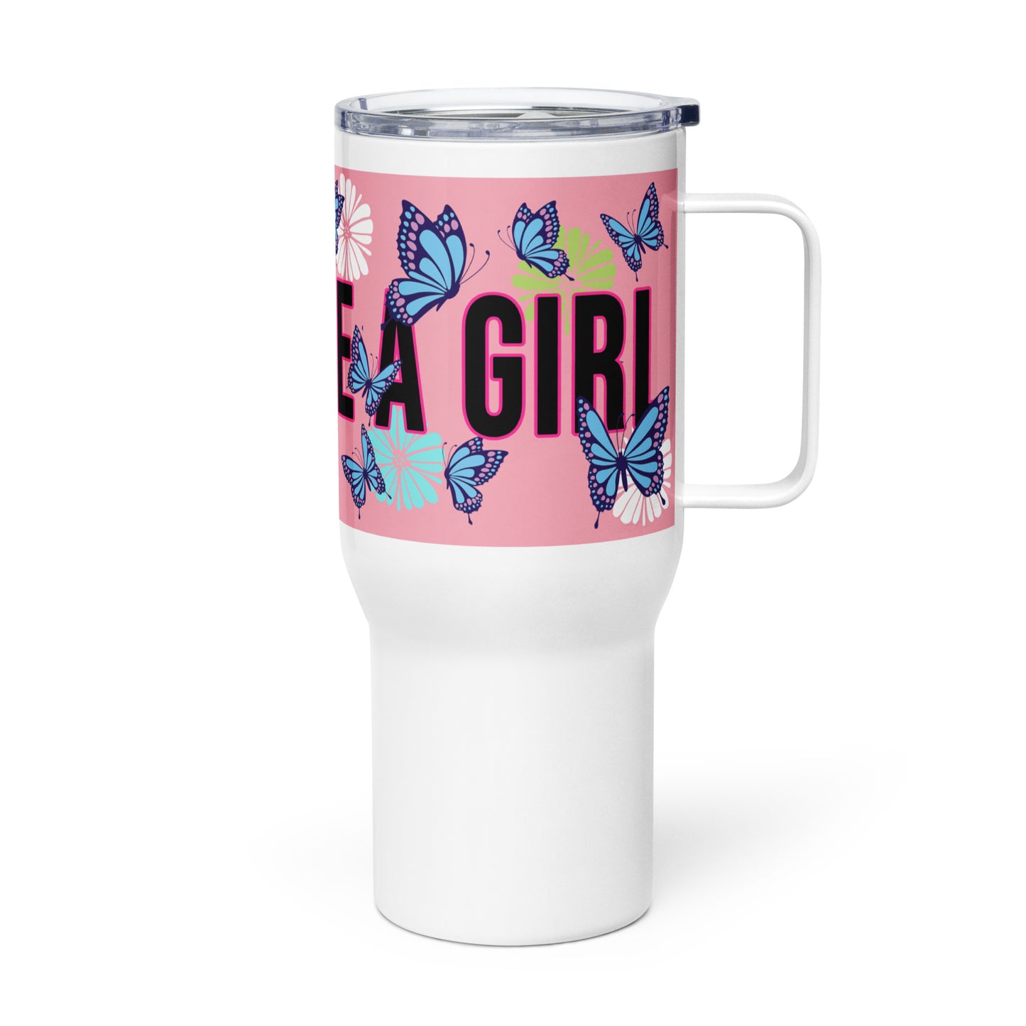 • Travel mug 'Fight Like A Girl'