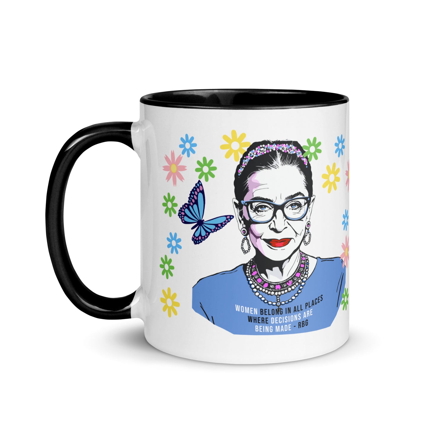 • Mug Ruth Bader Ginsburg 'Vote Like A Girl'