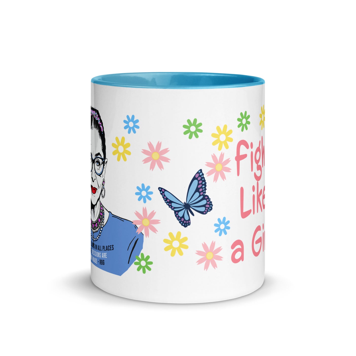 • Mug Ruth Bader Ginsburg 'Fight Like A Girl'