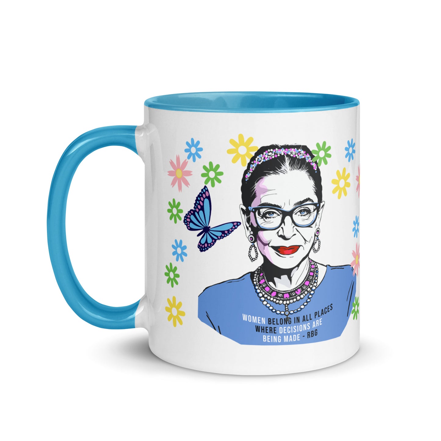 • Mug Ruth Bader Ginsburg 'Vote Like A Girl'