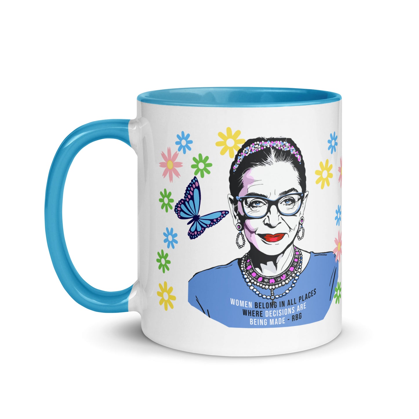 • Mug Ruth Bader Ginsburg 'Fight Like A Girl'