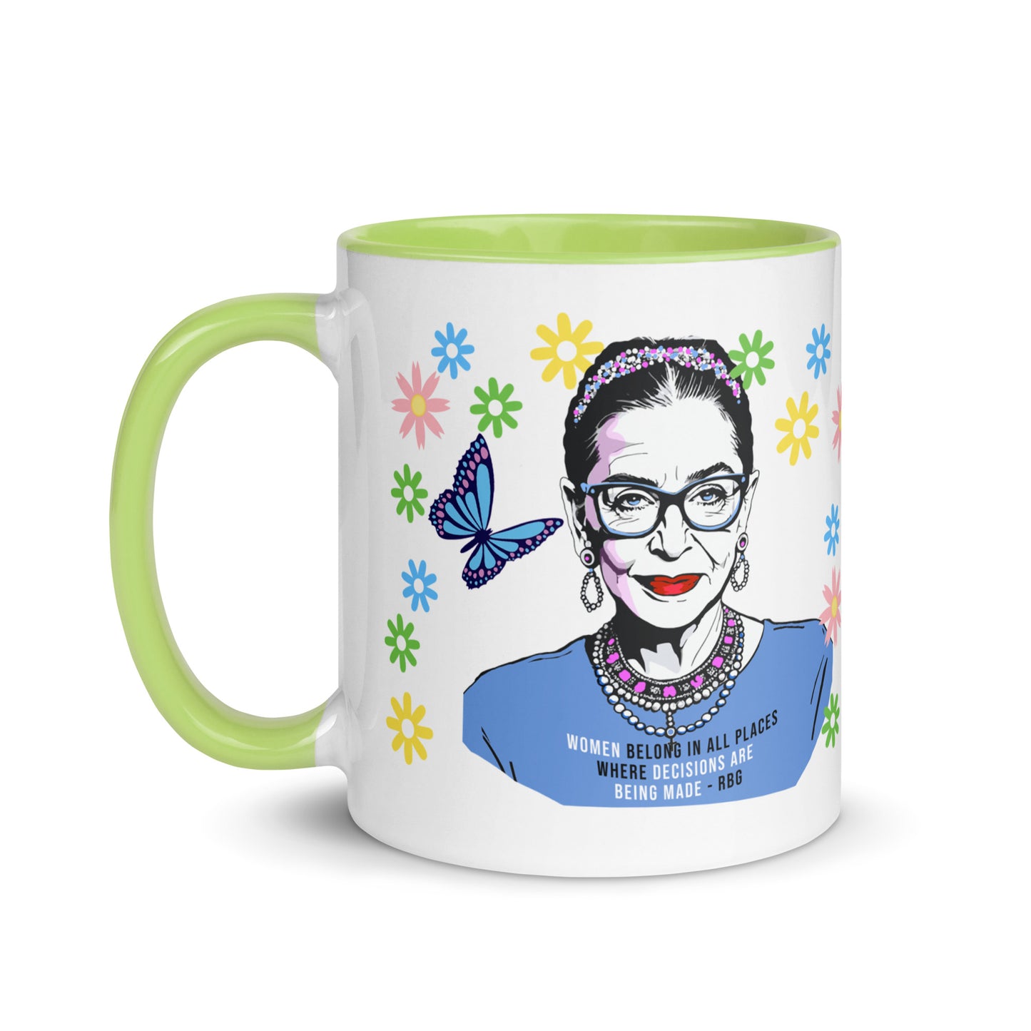 • Mug Ruth Bader Ginsburg 'Vote Like A Girl'