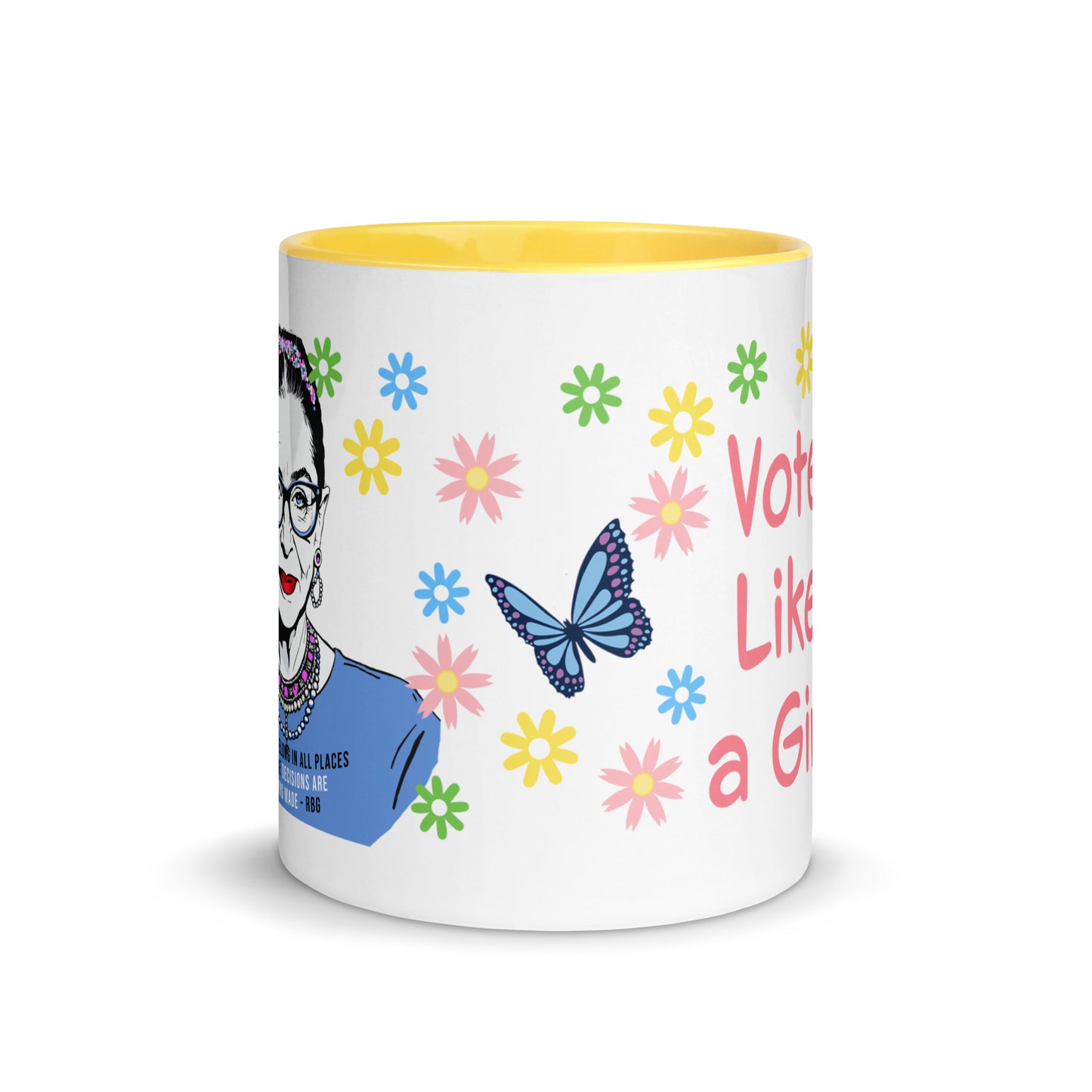 • Mug Ruth Bader Ginsburg 'Vote Like A Girl'