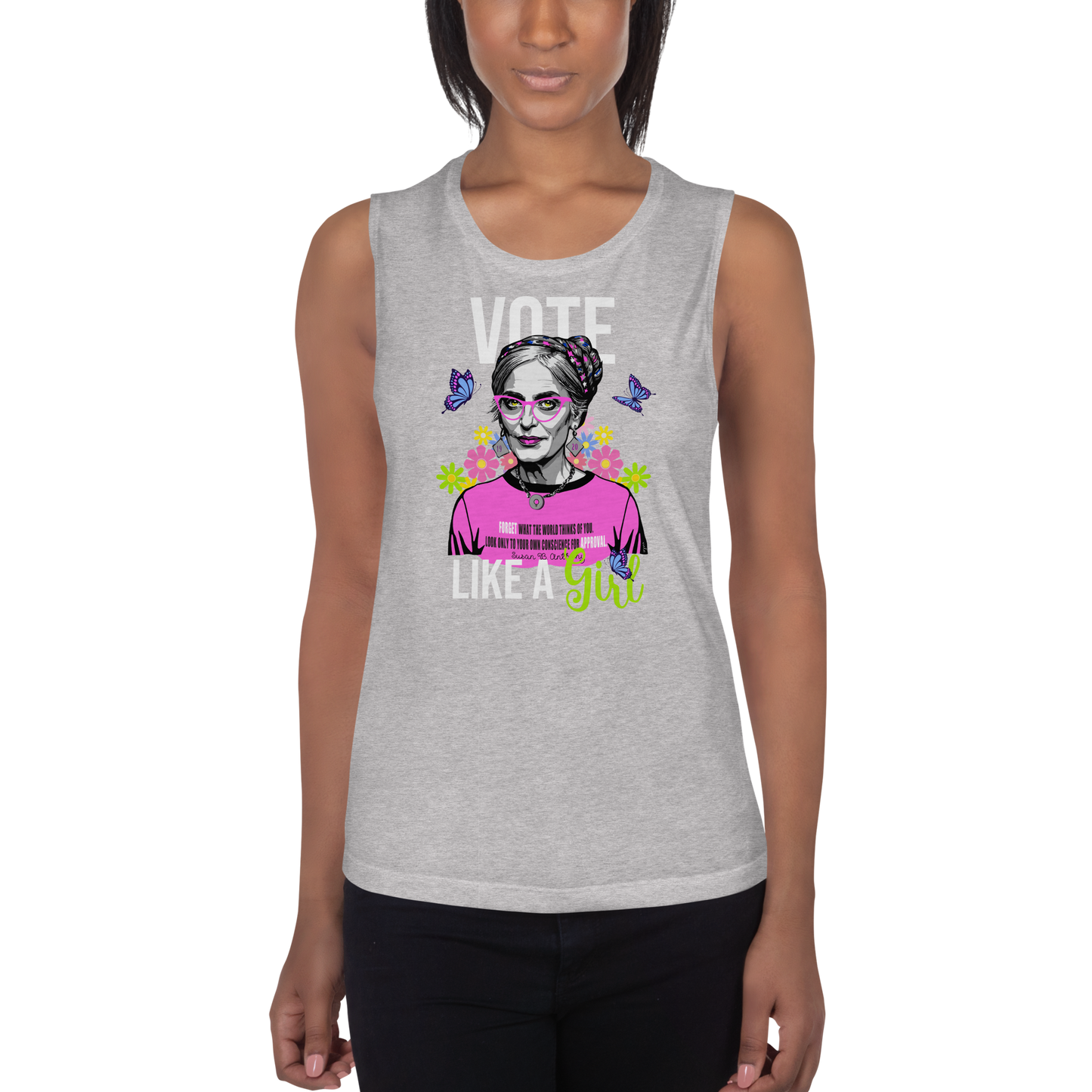 • Tank Susan B Anthony 'Vote Like A Girl'