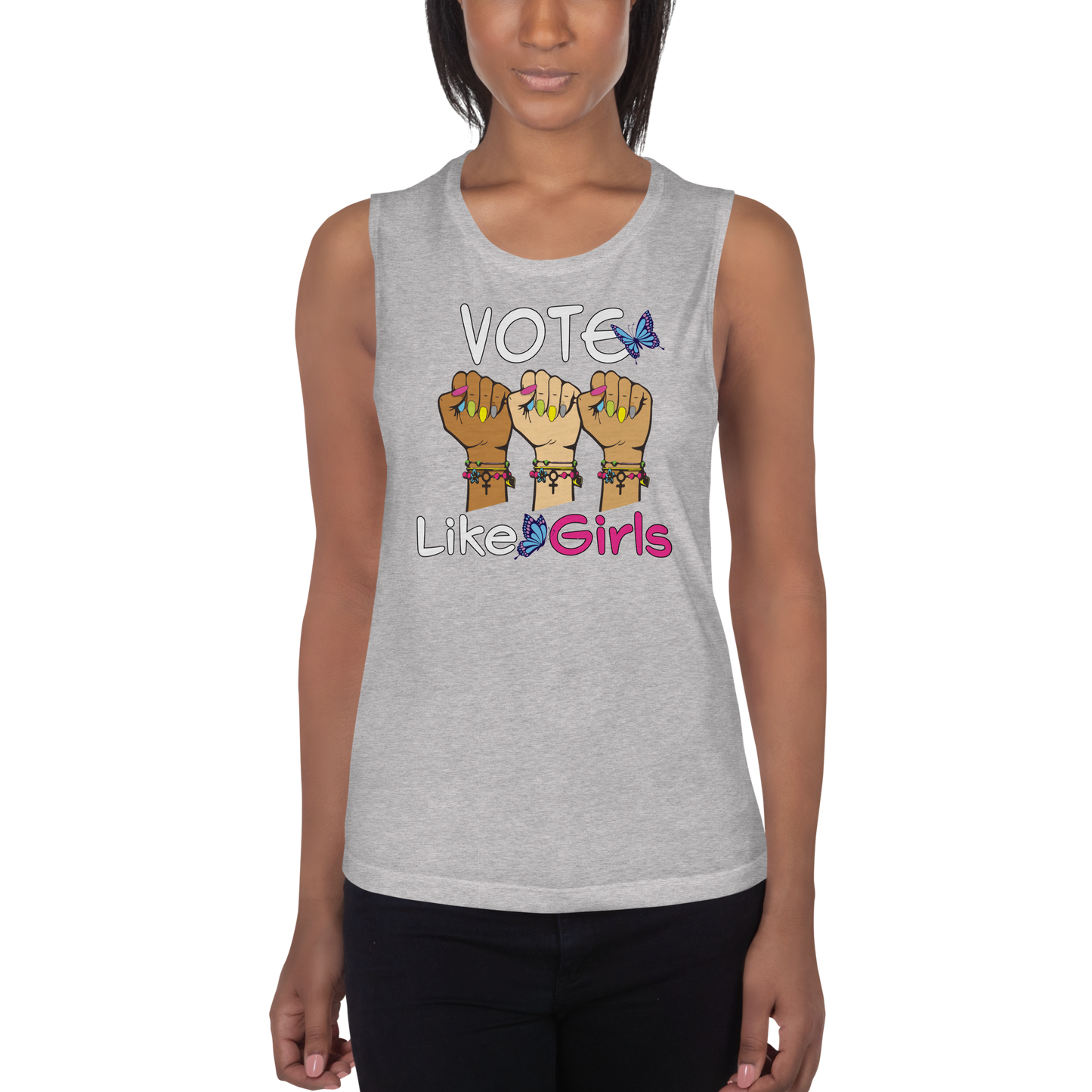 • Tank 'Vote LIke GIrls'