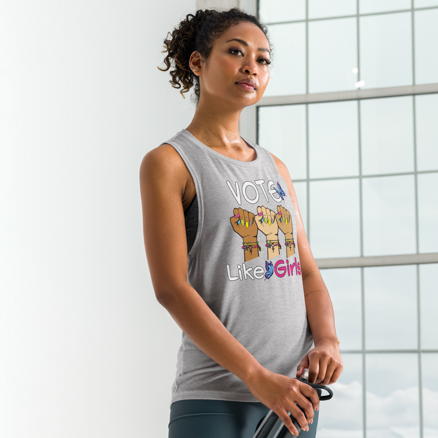 • Tank 'Vote LIke GIrls'
