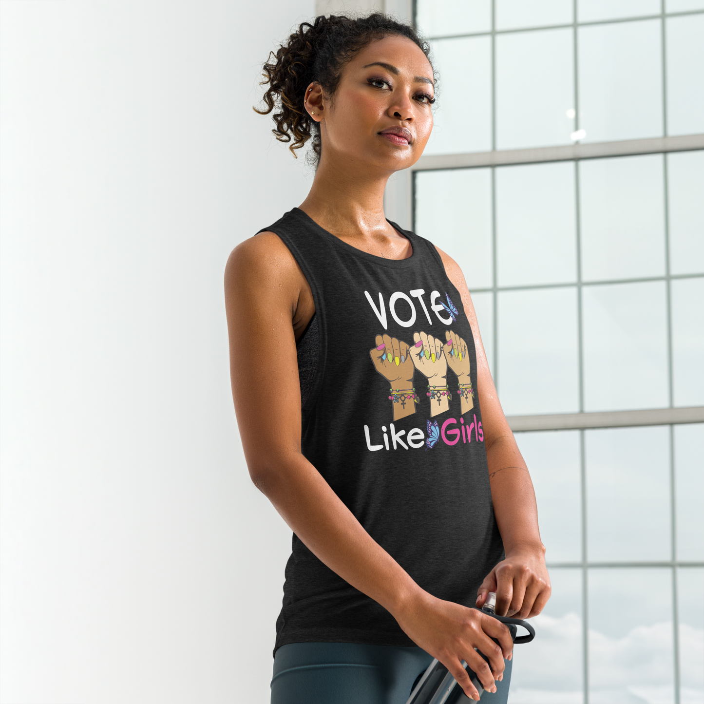 • Tank 'Vote LIke GIrls'
