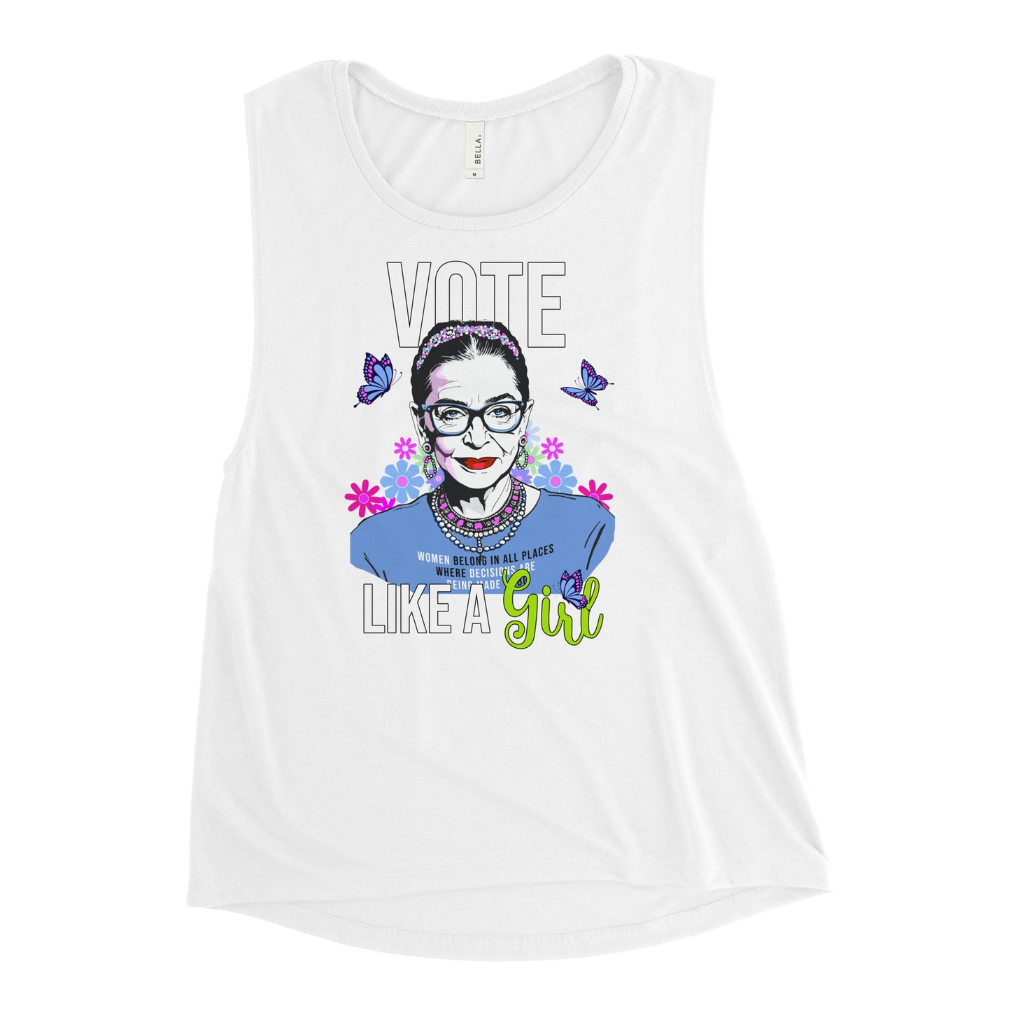 • Tank Ruth Bader Ginsburg 'Vote Like A Girl'
