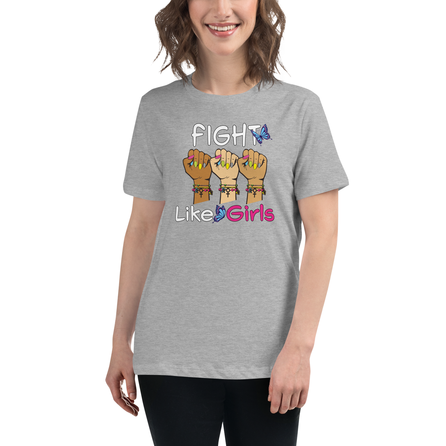 • Tee Shirt 'Fight Like Girls'