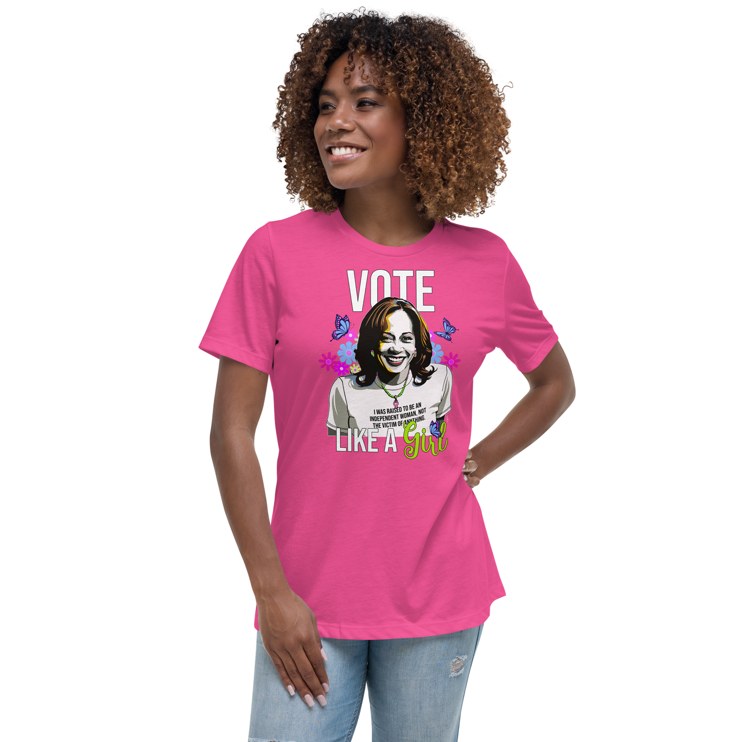 • T-Shirt - Kamala Harris 'Vote Like A Girl'