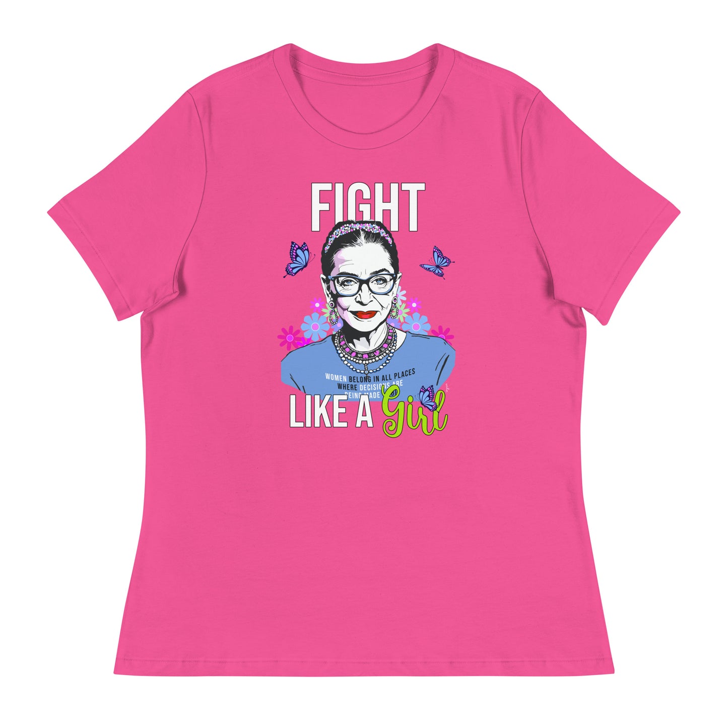 • T-Shirt RBG 'Fight Like A Girl'