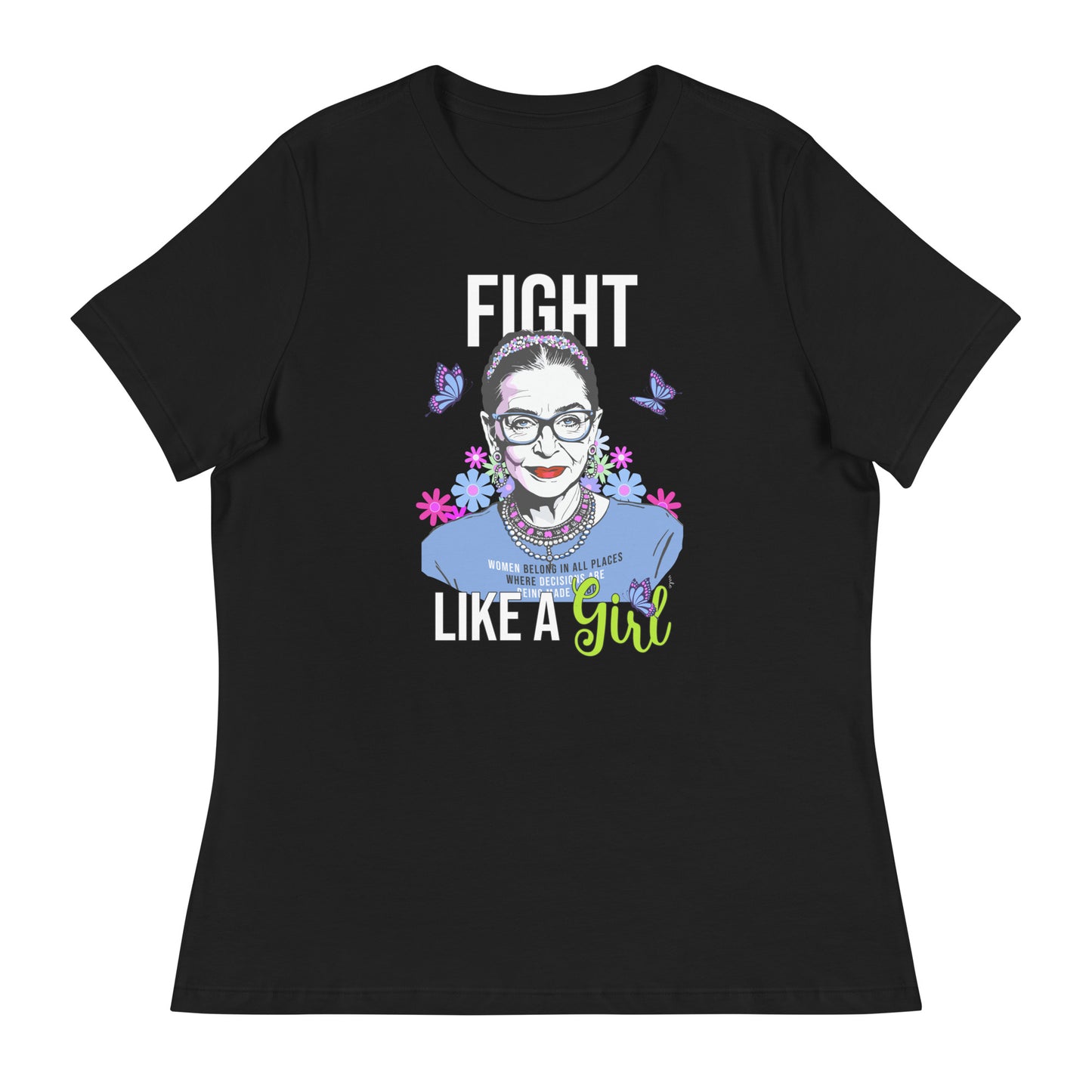 • T-Shirt RBG 'Fight Like A Girl'