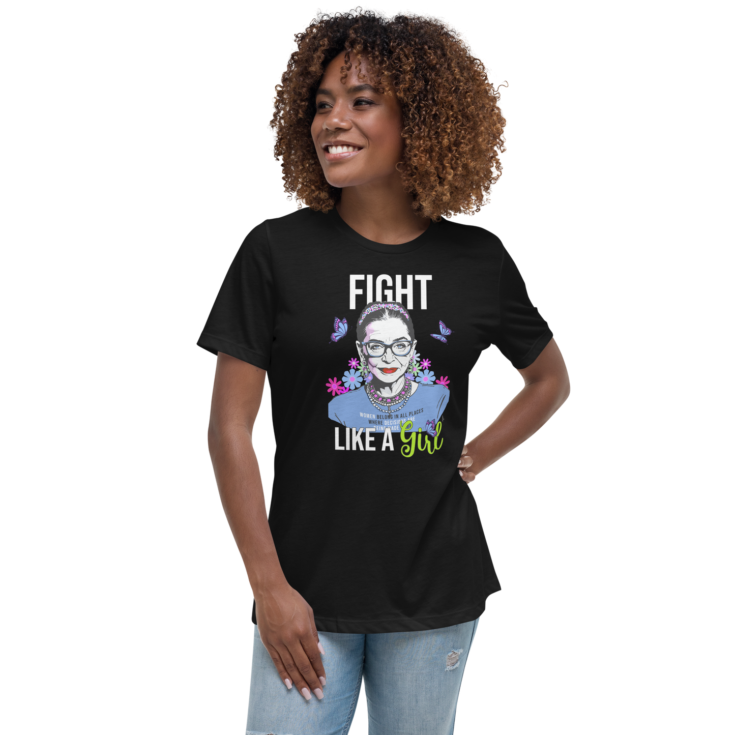 • T-Shirt RBG 'Fight Like A Girl'