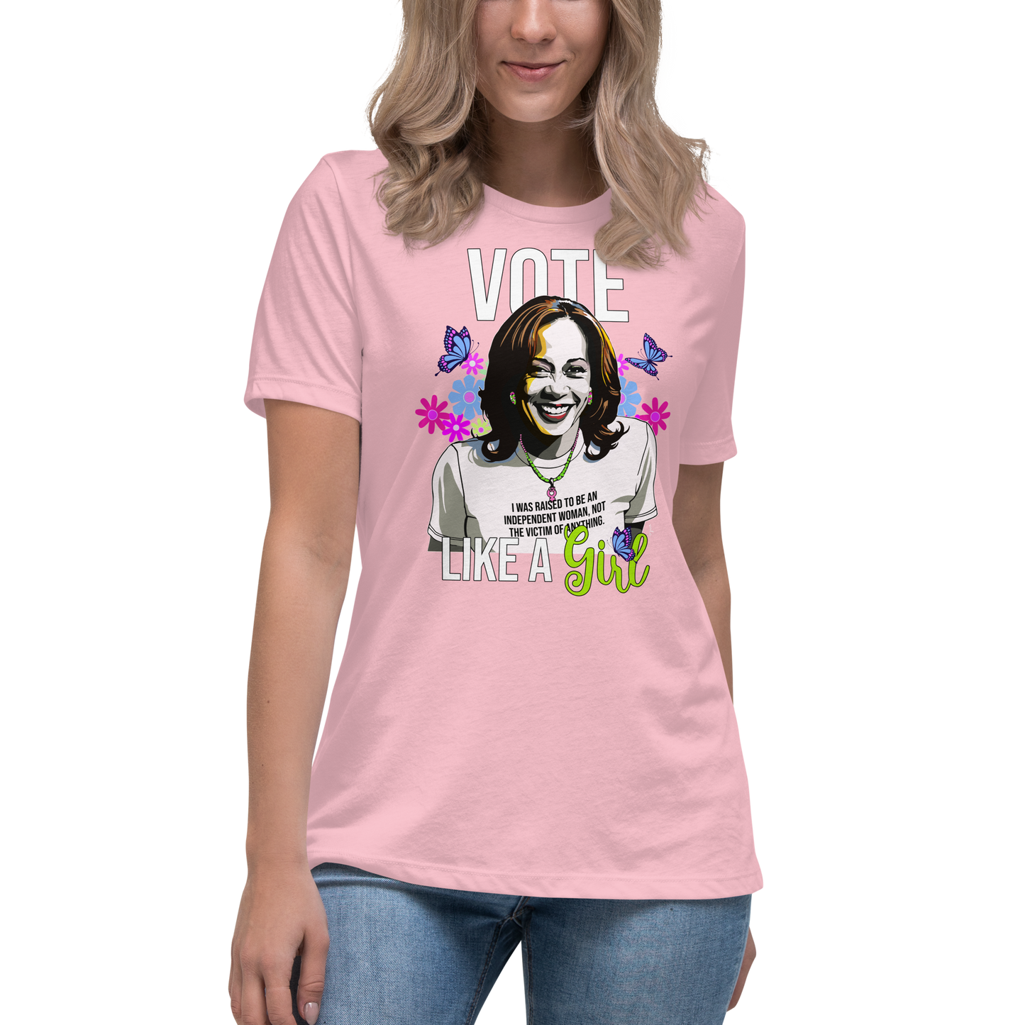 • T-Shirt - Kamala Harris 'Vote Like A Girl'