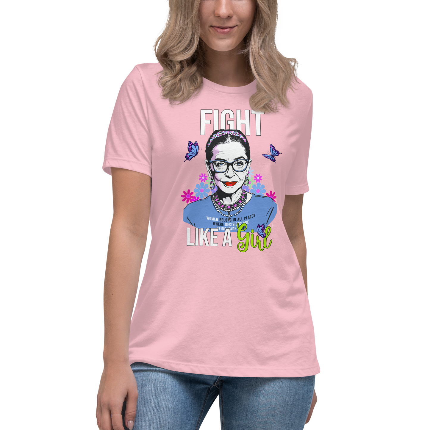 • T-Shirt RBG 'Fight Like A Girl'
