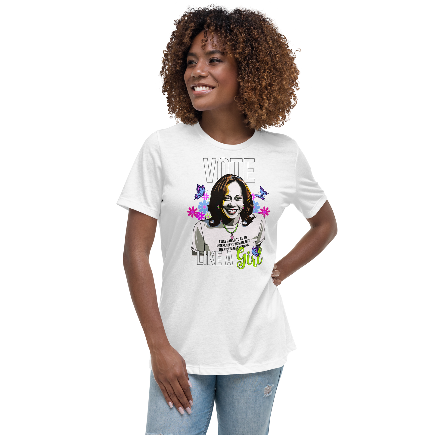 • T-Shirt - Kamala Harris 'Vote Like A Girl'