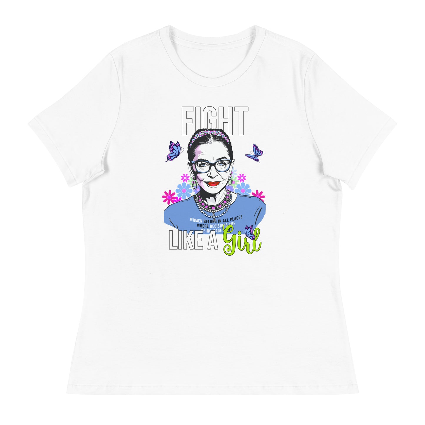 • T-Shirt RBG 'Fight Like A Girl'
