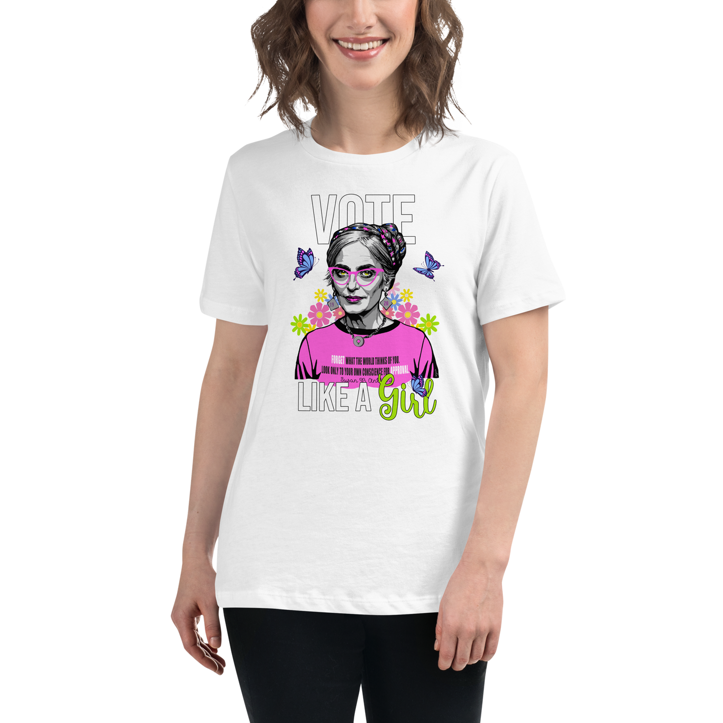 • T-Shirt Susan B Anthony 'Vote Like A Girl'