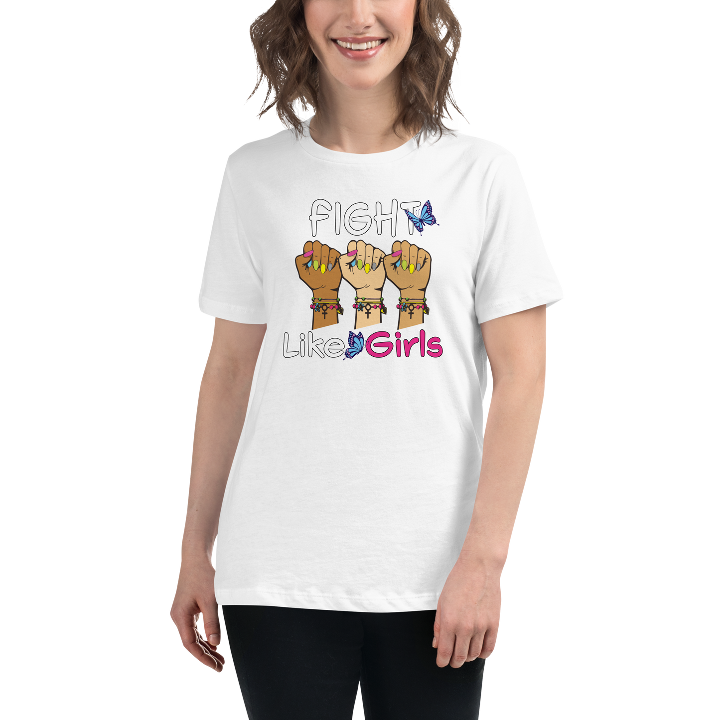 • Tee Shirt 'Fight Like Girls'