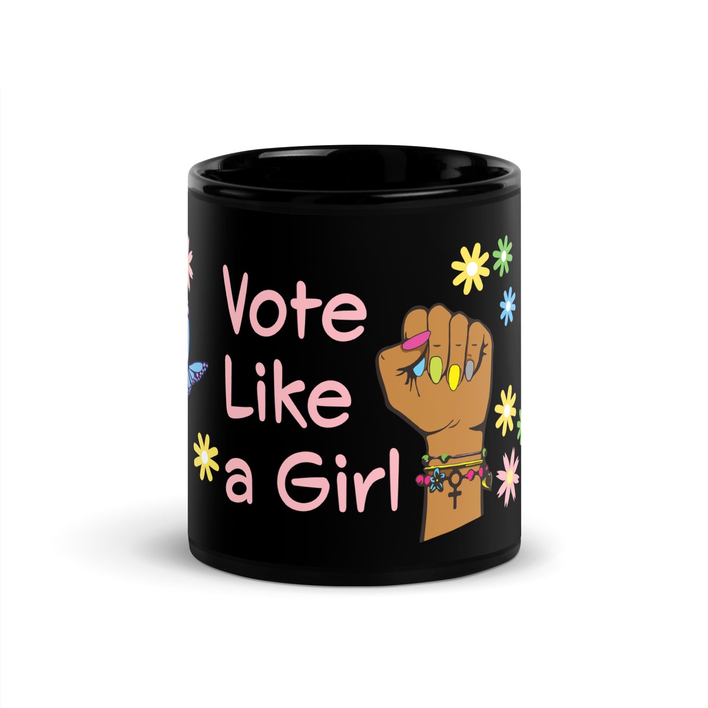 • Mug 'Vote Like Girls' Dark Skin Tone