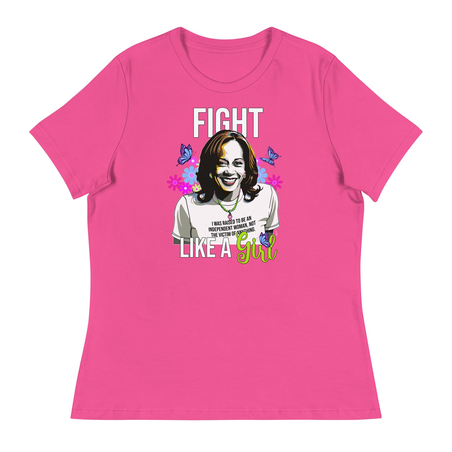 • T-Shirt - Kamala Harris 'Fight Like A Girl'