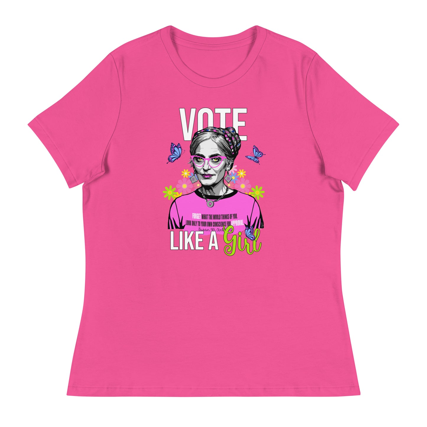 • T-Shirt Susan B Anthony 'Vote Like A Girl'