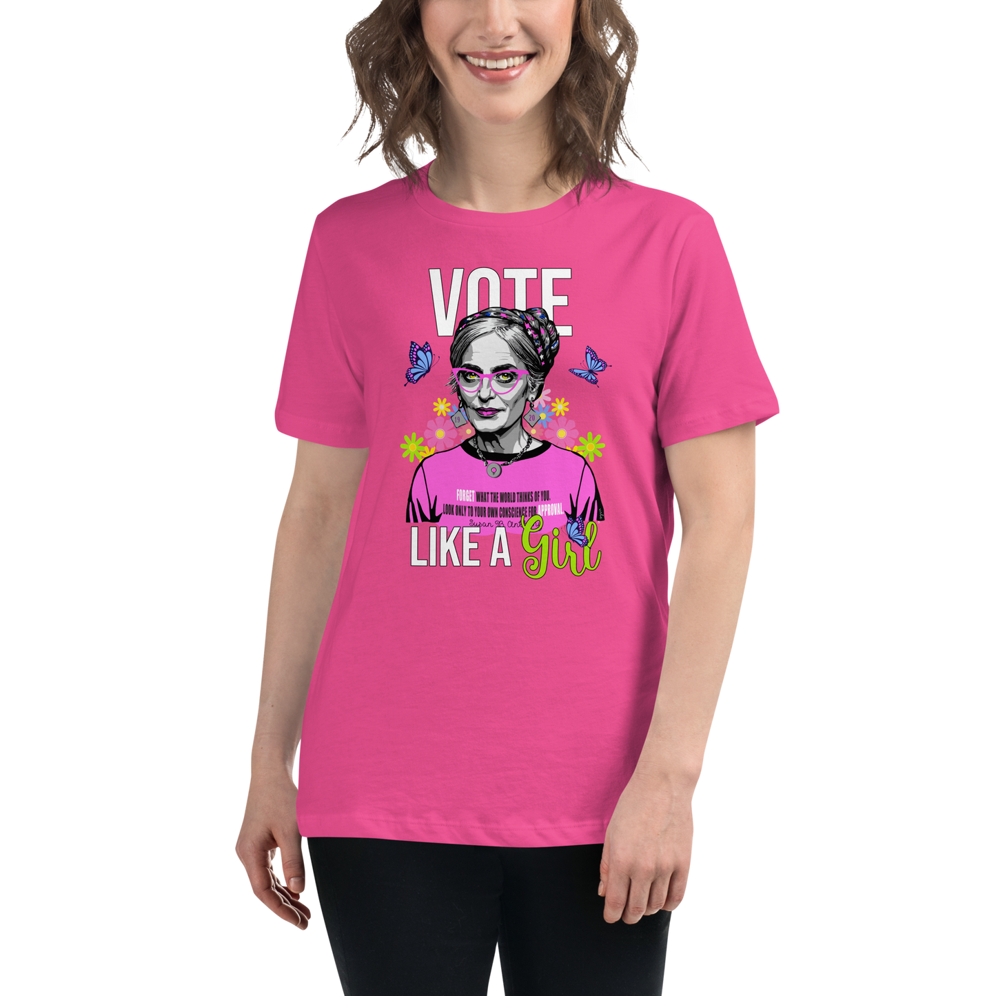 • T-Shirt Susan B Anthony 'Vote Like A Girl'