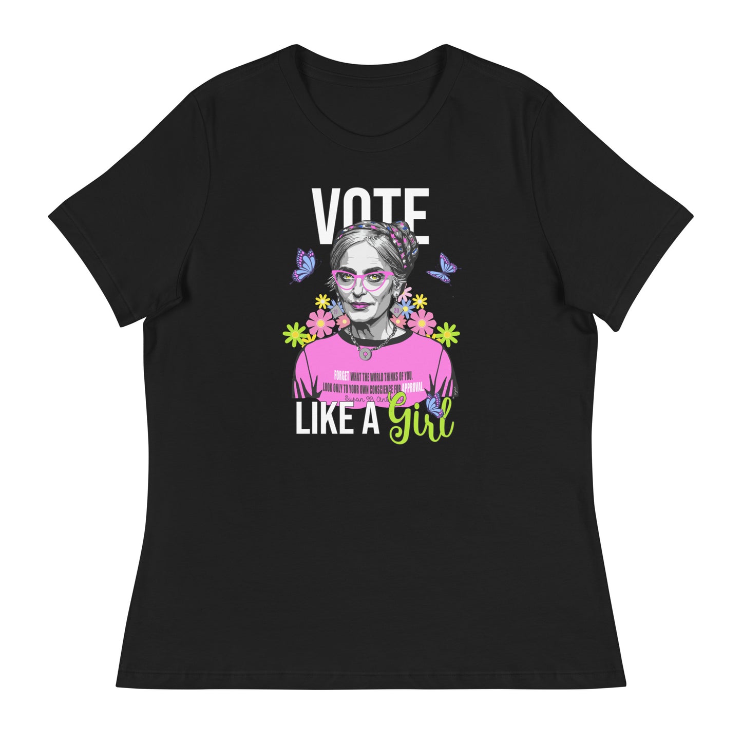 • T-Shirt Susan B Anthony 'Vote Like A Girl'