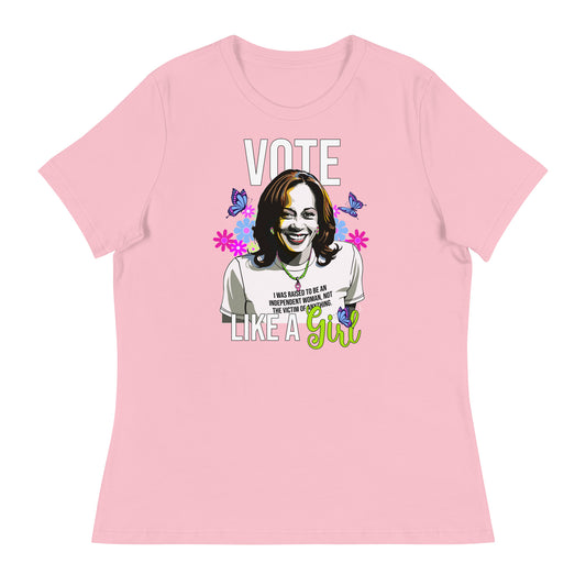 • T-Shirt - Kamala Harris 'Vote Like A Girl'