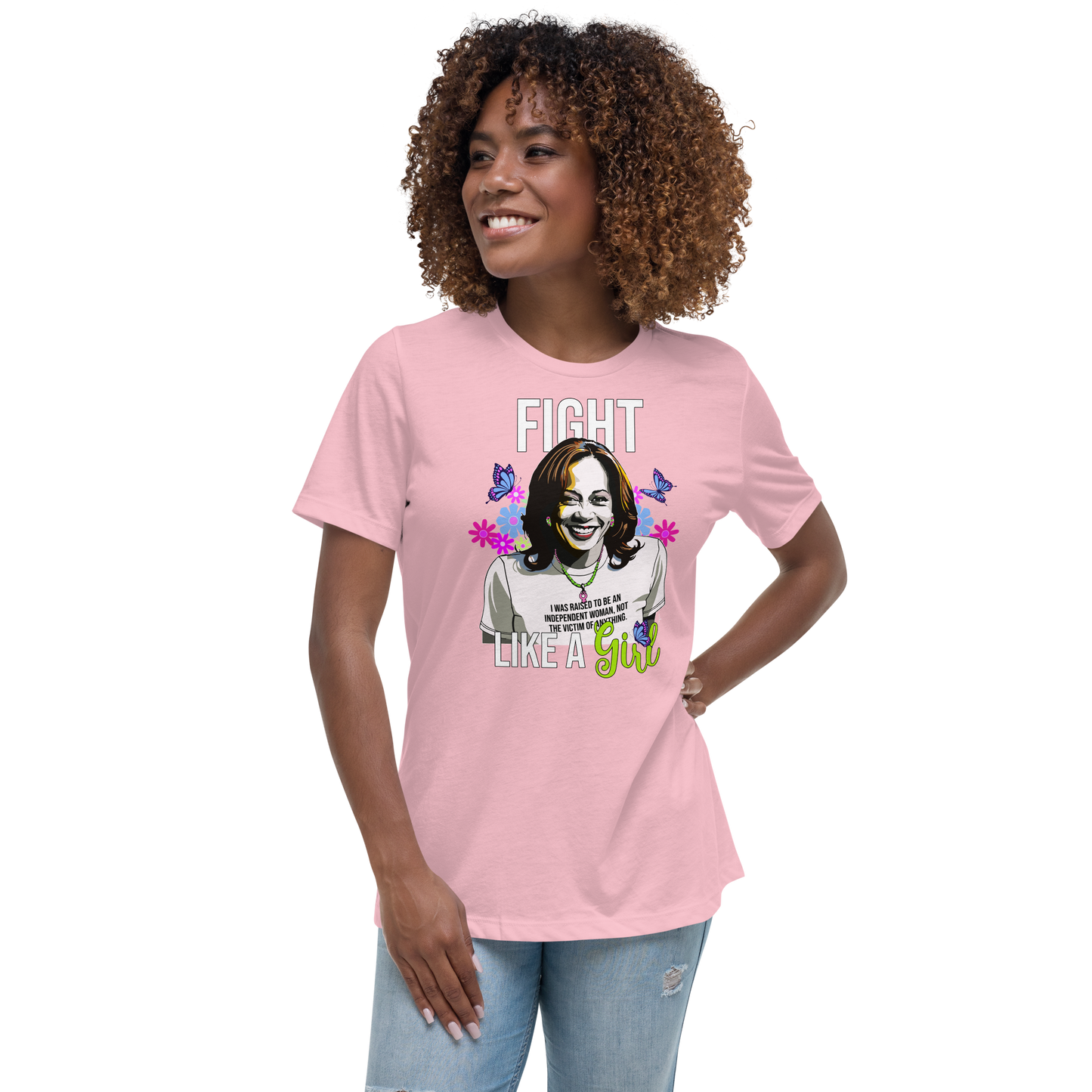 • T-Shirt - Kamala Harris 'Fight Like A Girl'