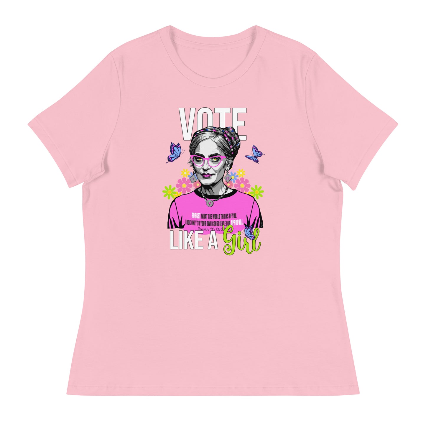 • T-Shirt Susan B Anthony 'Vote Like A Girl'