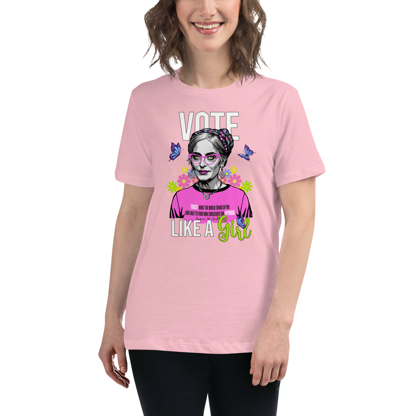 • T-Shirt Susan B Anthony 'Vote Like A Girl'