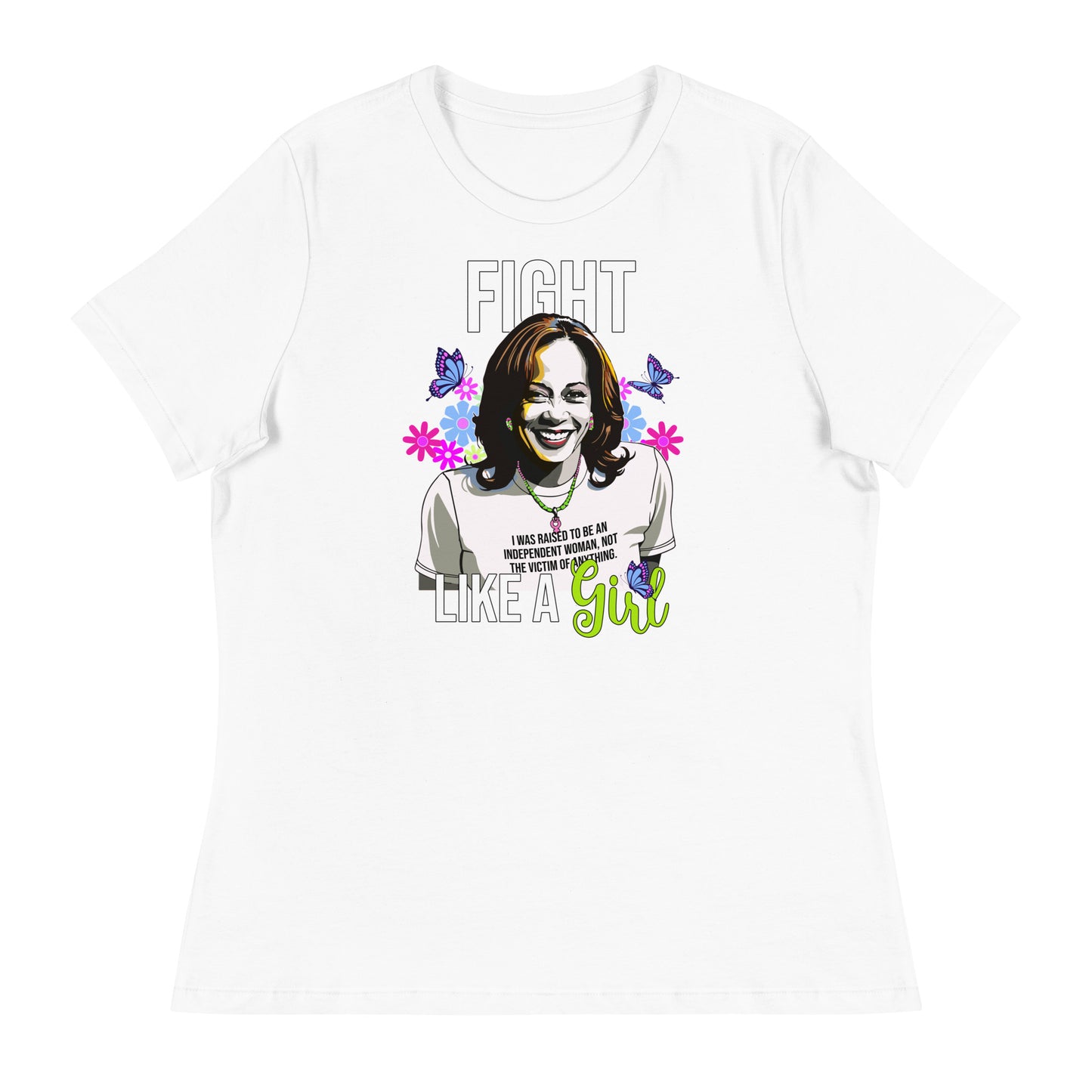 • T-Shirt - Kamala Harris 'Fight Like A Girl'