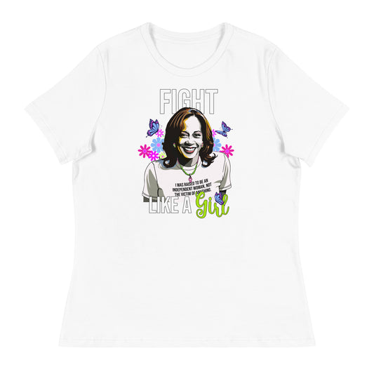 • T-Shirt - Kamala Harris 'Fight Like A Girl'