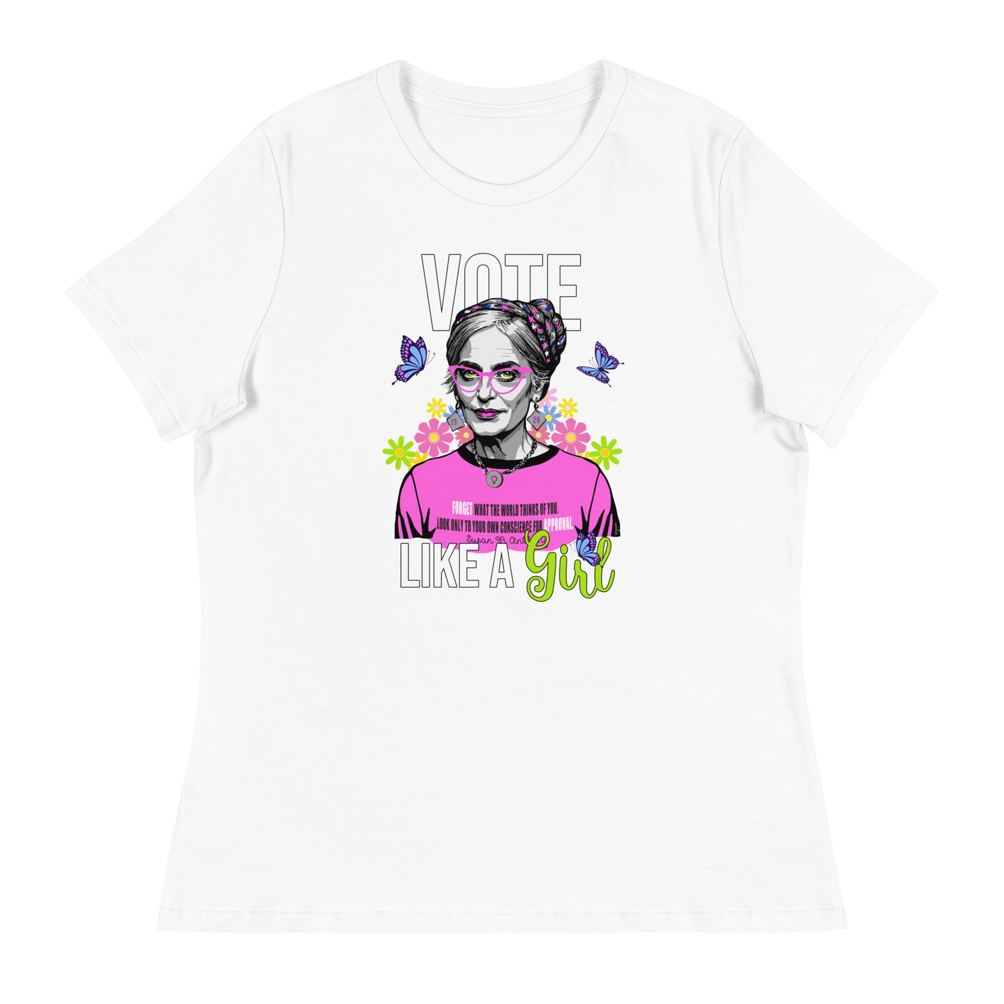 • T-Shirt Susan B Anthony 'Vote Like A Girl'